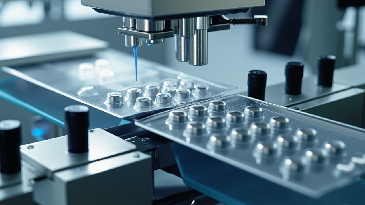 由振动系统供料的自动泡罩包装机